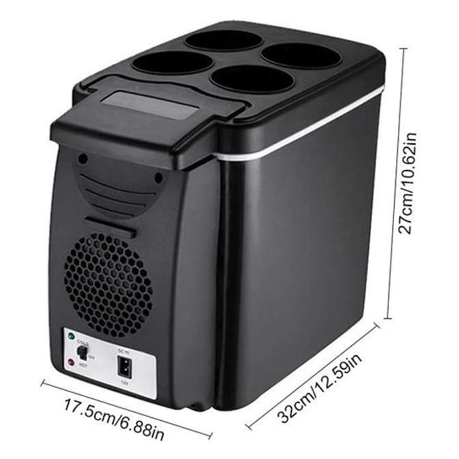 Car Refrigerators 12V 6L Camping Fridge Freezer Portable Heating Cooling Multifunction Mini Refrigeration Car Electronic Devices