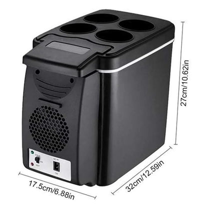 Car Refrigerators 12V 6L Camping Fridge Freezer Portable Heating Cooling Multifunction Mini Refrigeration Car Electronic Devices