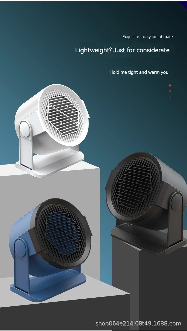 A EU new air heater Cold and warm heater Small electric heater for the home desktop office desktop portable heating fan