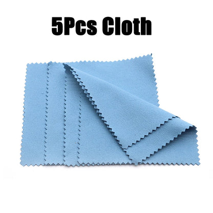 Car Ceramic Coating Sponge Applicator Glass Nano Wax Coat Sponges Blue Square Sponge and Cloth Car Cleaning Brush