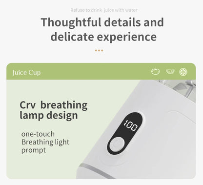 Electric Portable Blender Wireless Rechargeable USB Fruit Blender 600ML Kitchen Mixer Machine Traveling Juicer Cup Fruit Blender