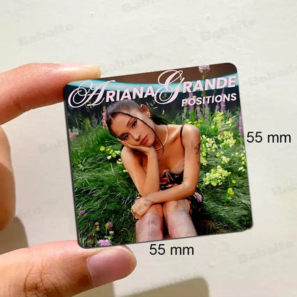 Singer A-Ariana Grande Fridge  Magnet Personalized Fridge Magnet Square Shape Fridge Refrigerator Wall Door Decoration