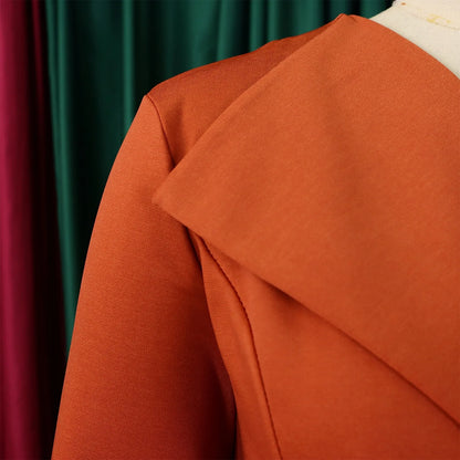 Elegant Office Dresses for Woman V Neck Full Sleeve Belt Waisted Sheath Package Hips Mid Calf Formal Business Work Wear Gowns OL