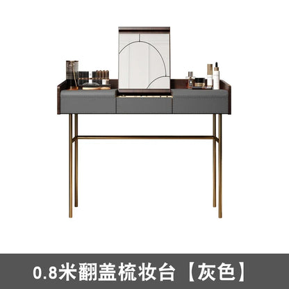 Living Room Vanity Table Nail Makeup Drawers Bedroom Storage Luxury Dressing Table European Mesa De Maquillaje Trendy Furniture