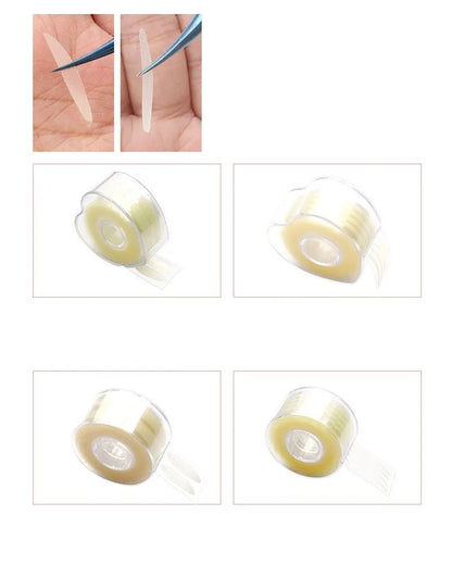 600Pcs Eyelid Tape Sticker Invisible Natural Self-adhesive Double Fold Eyelid Lace Paste Self Adhesive Clear Beige Makeup Tool