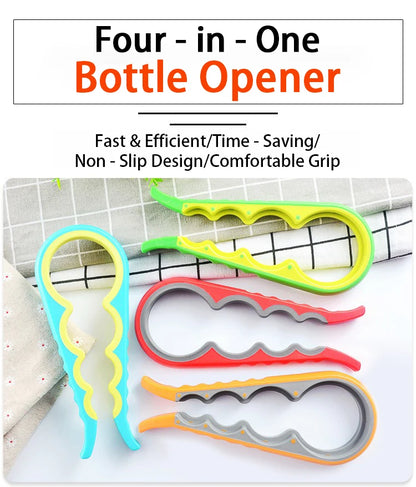 Bottle Cap Opener Open Bottle Covers Universal  Kitchen Jars Opener Effortless Jar Opener Open Jars and Lids