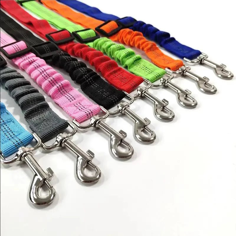 Top-grade Pet Car Safety Belt Dogs Cats Safety Belt Reflective Line Adjustable Seat Belt Length Suitable Any Dog Traction Collar