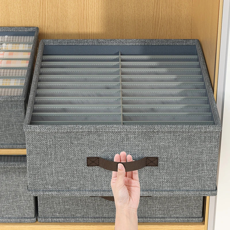 Sports Bra Underwear Organizer Storage Box Panties Socks Storage Boxes Wardrobe Clothes Organizer Cabinet Drawers Separator Box