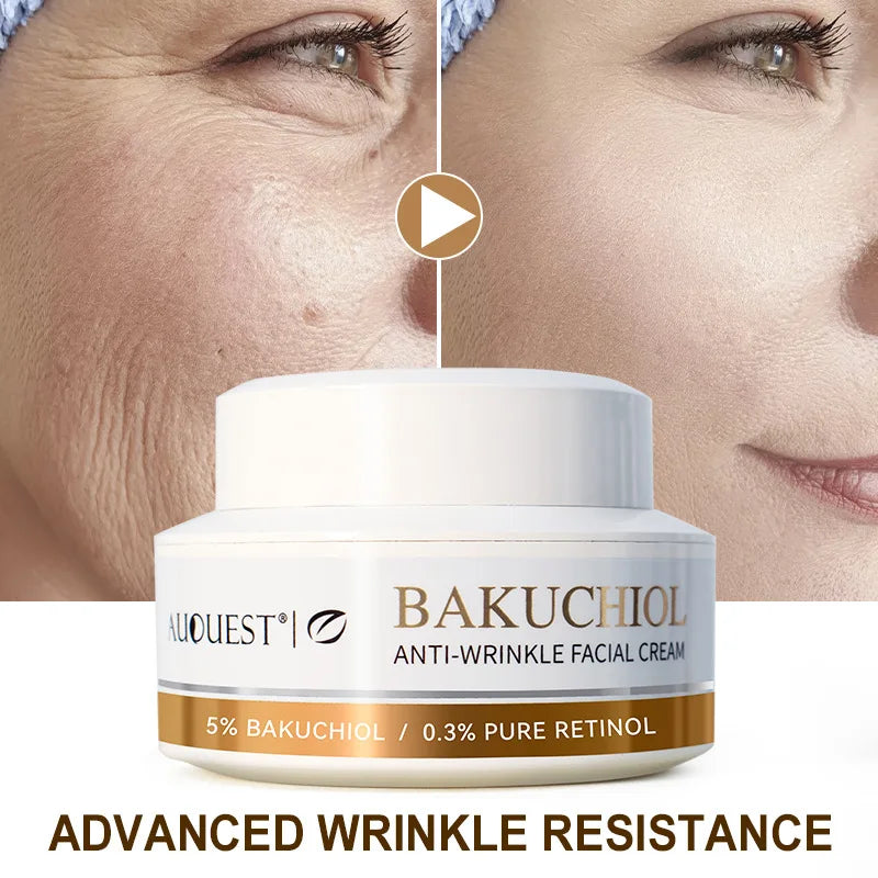 Bakuchiol Natural Retinol Alternative Cream For Face Minimize Wrinkles Retinol & Vitamin Face Cream Skin Firming Skin Care