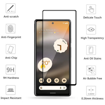 For Google Pixel 6A Tempered Glass For Google Pixel 6A Screen Protector Protective Phone Camera Lens Film For Google Pixel 6A