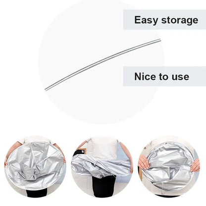 Adult Medium Size Haircut Cloak Cloth Hair Dye Breathable Household Haircut Cloak Foldable Haircut Tool