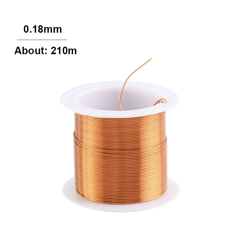 50g copper wire diameter 0.1~0.35mm length about 55m-650m cable copper wire wire copper paint wire enameled copper winding wire