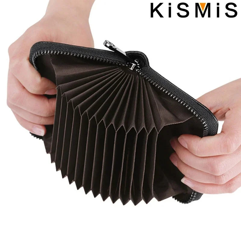 RFID Blocking Aluminum Card Case - Credit Card Protector, Business Card Holder, Metal ID Organizer Wallet, 6 Slots for Women,Men