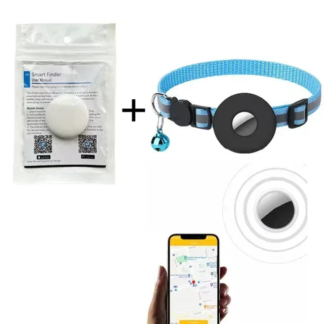 Pet GPS Tracker Smart Locator Dog Brand Pet Detection Wearable Tracker Bluetooth for Cat Dog Bird Anti Lost Record Tracking Tool