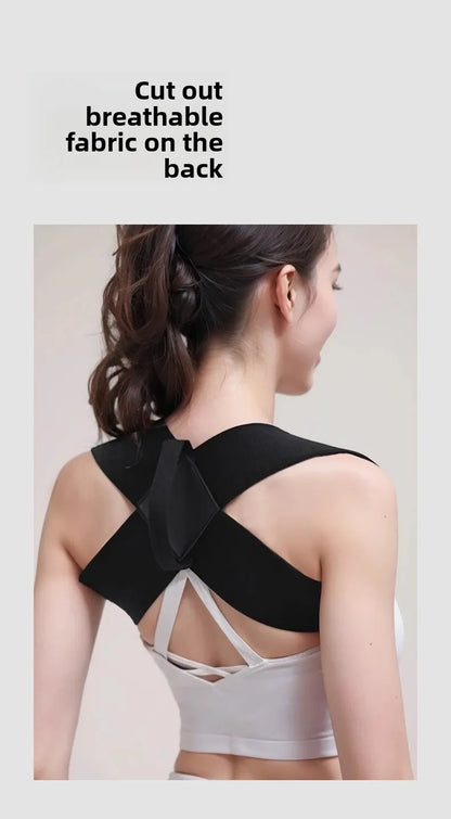 Posture Corrector for Adults - Adjustable Back Brace To Straighten Spine Improve Shoulder Alignment Kyphosis Correction
