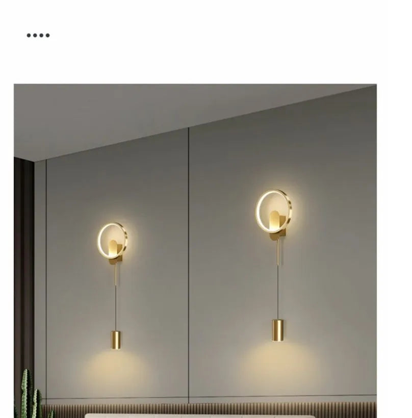Modern LED Wall Lamp Minimalist Led Light Bedroom Bedside Wall Sconces Living Room Home Indoor Lighting Decorative Lamps