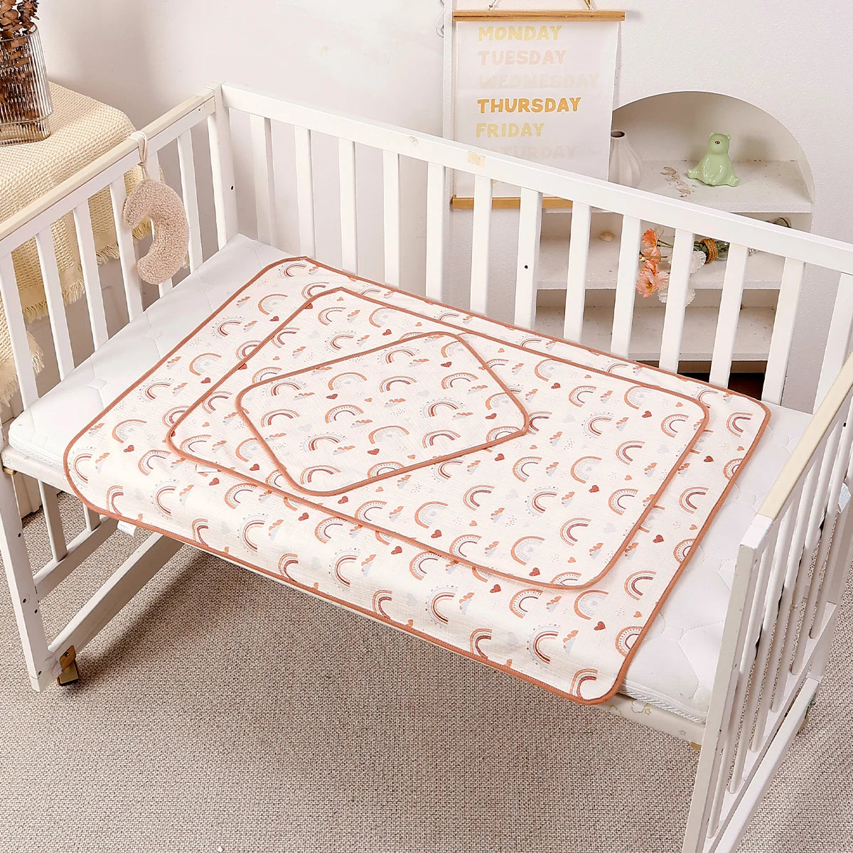 Elinfant S/M/L Size Portable Diaper Changing Mat,Waterproof Foldable Baby Changing Pad,Bedding, Mattress, Replacement cover