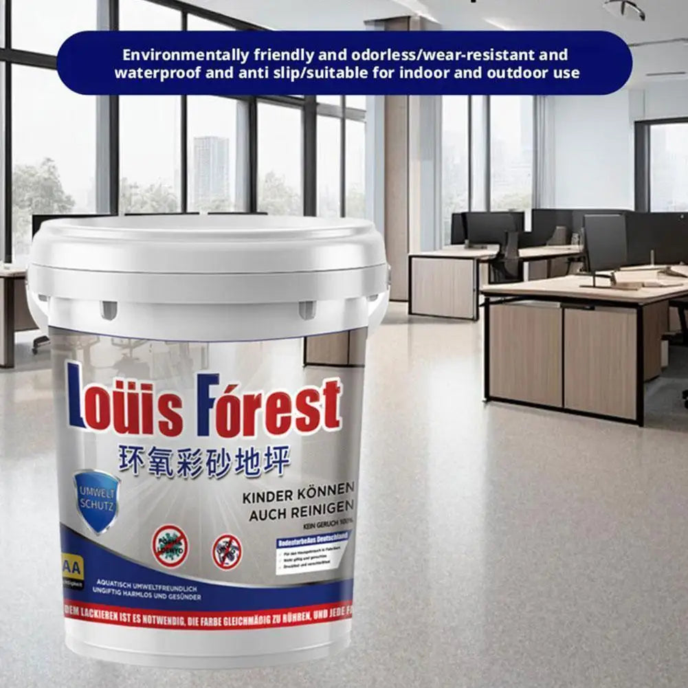 High-Gloss Marble Effect Epoxy Floor Coating, Louis Paint, Floor Garage Waterproof Paint, Floor Forest Epoxy Paint, Floor E3Q1