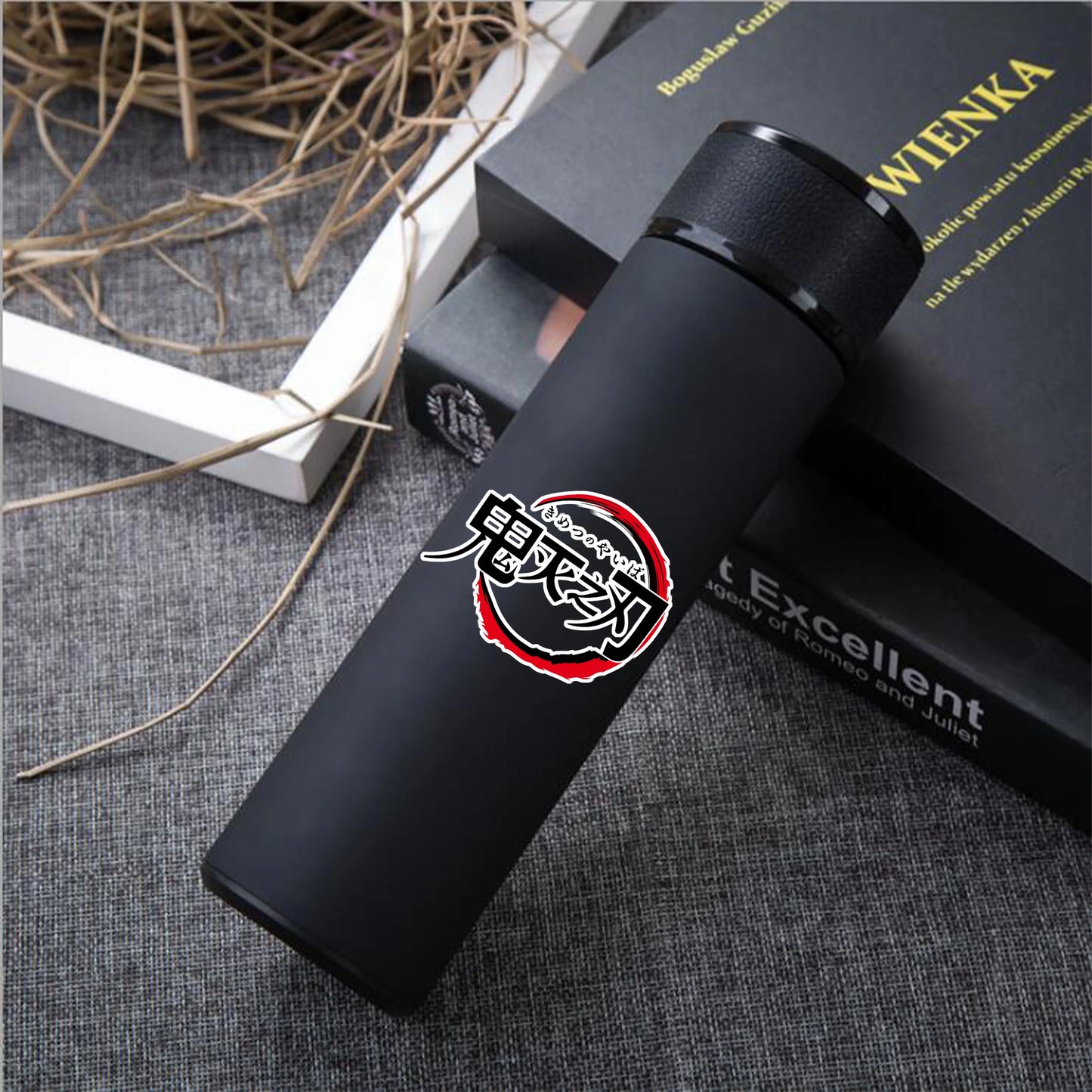 Anime Demon Slayer Kimetsu Vacuum Cup 304 Stainless Steel Thermos Vacuum Flask Water Bottle Gift