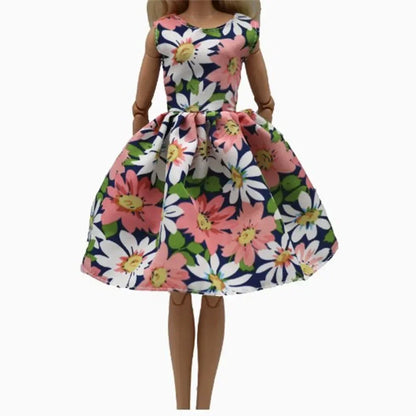 Elegant Doll Party Clothes High Quality Fashion 10 Styles Plush Coat Casual Wears Doll Dresses 11.5