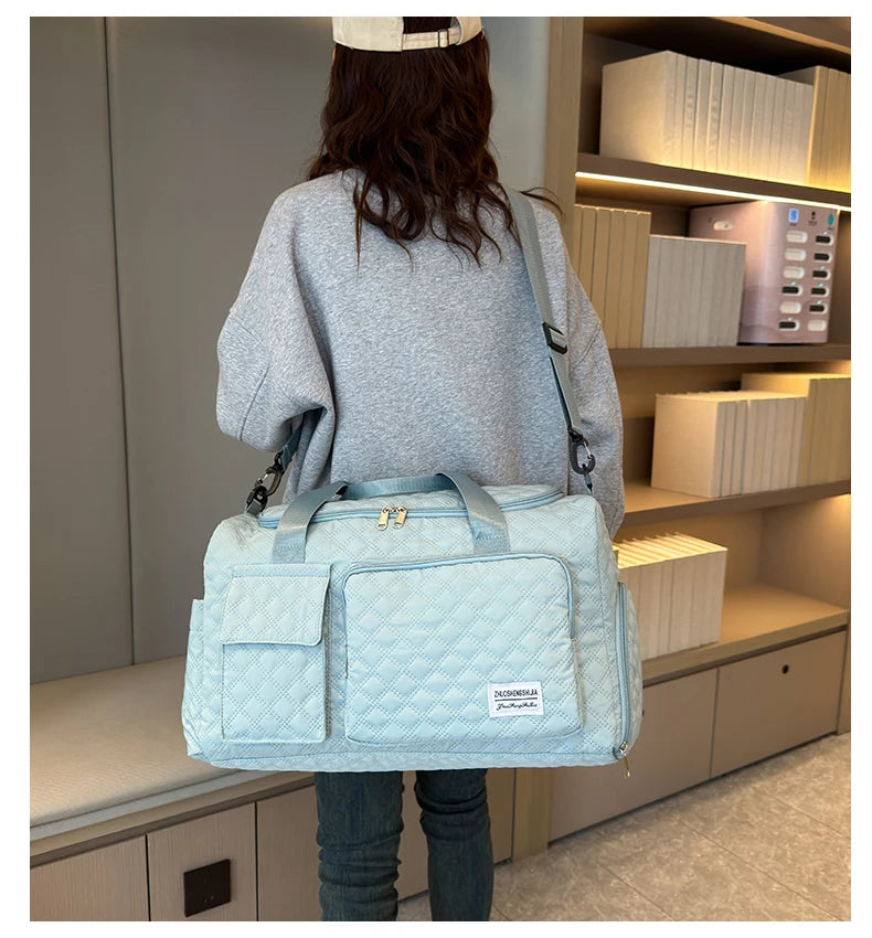 Fashion Travel Bag Handbags Large Capacity Carry On Luggage Bags Men Women Shoulder Outdoor Tote Waterproof Sport Gym Bag
