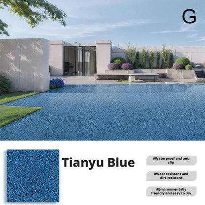 High-Gloss Marble Effect Epoxy Floor Coating, Louis Floor Floor Paint, Paint, Forest Epoxy Paint, Floor Garage Waterproof P1W1