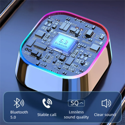 Bluetooth 5.0 Car FM Transmitter Car Bluetooth Receiver Ambient Hands-Free Mp3 Player Dual USB Fast Charger 5.0 Audio Adapter