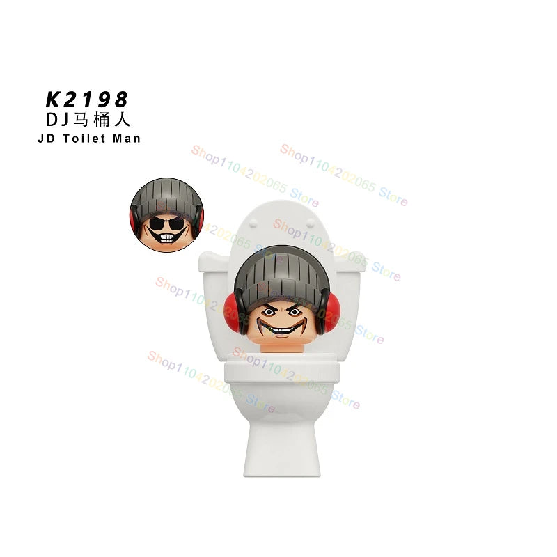 Hot Game Building Blocks Skibidi Toilet Accessories TV Monitor Cameraman Speakman Figures Toys KDL829 KDL826 KDL828