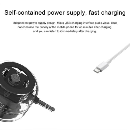 Mini Speaker-Mobile Phone Speakers In-line MP3 Speaker Amplifier External High Quality Sound Wired Audio Amplifier Portable