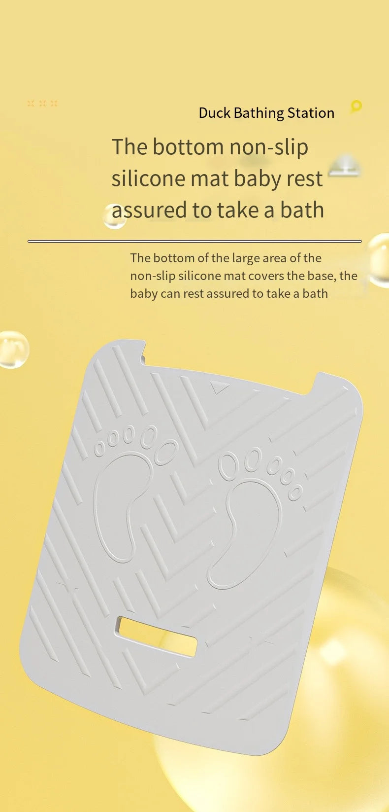 Baby standing bath device Adjustable folding children's bath tub wash butt bath stand