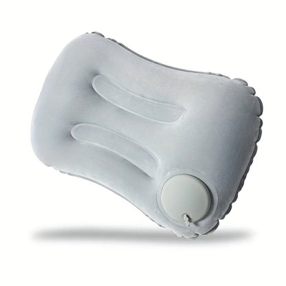 1PC Portable Inflatable Travel Neck Pillow, Waist Pillow, Foldable Travel Essentials, Providing Lumbar and Neck Support