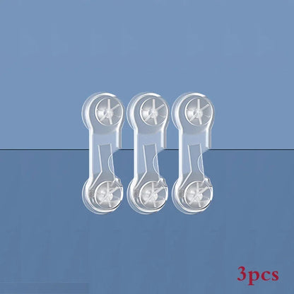 3/5Pcs Baby Cabinet Locks Strap Drawer Lock Child Anti-opening Refrigerator Lock Home Baby Anti-pinch Safety Protection Buckle