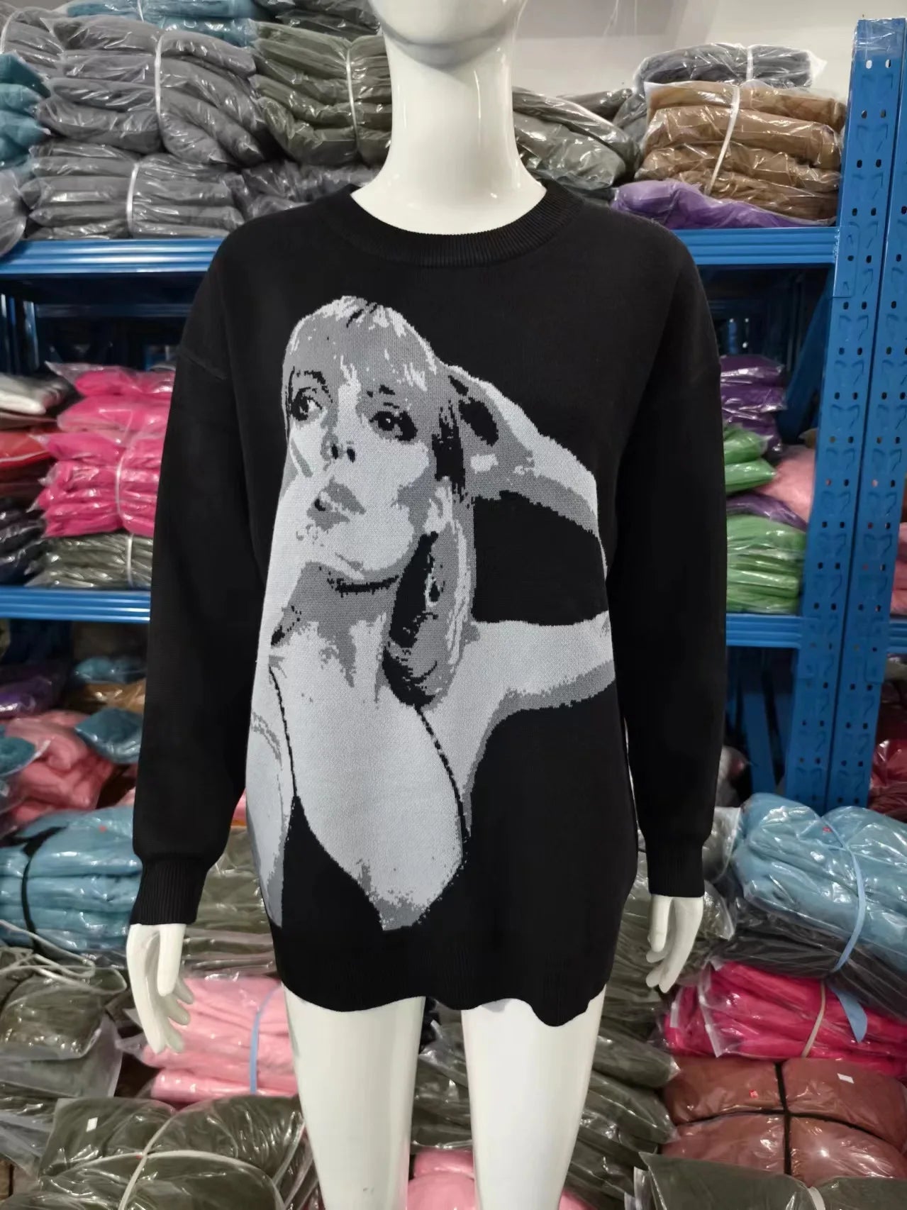 Womens Oversized Sweater 2025 Fall Knitwear Loose Pullover Soft Comfortable Round Neck Casual Long Sleeve Cozy Chunky Cable