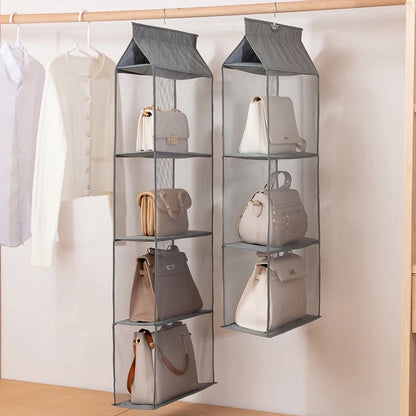 handbag storage hanging bag Organizer Wardrobe Closet Storage Transparent Three-dimensional Home Organization hanging bag