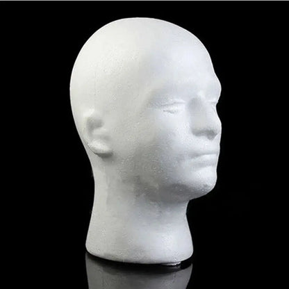 Head Mould Foam Family Foam Head Foam Head Fixed Props Display Head Wig Practice Plastic Wig Crochet Hooks