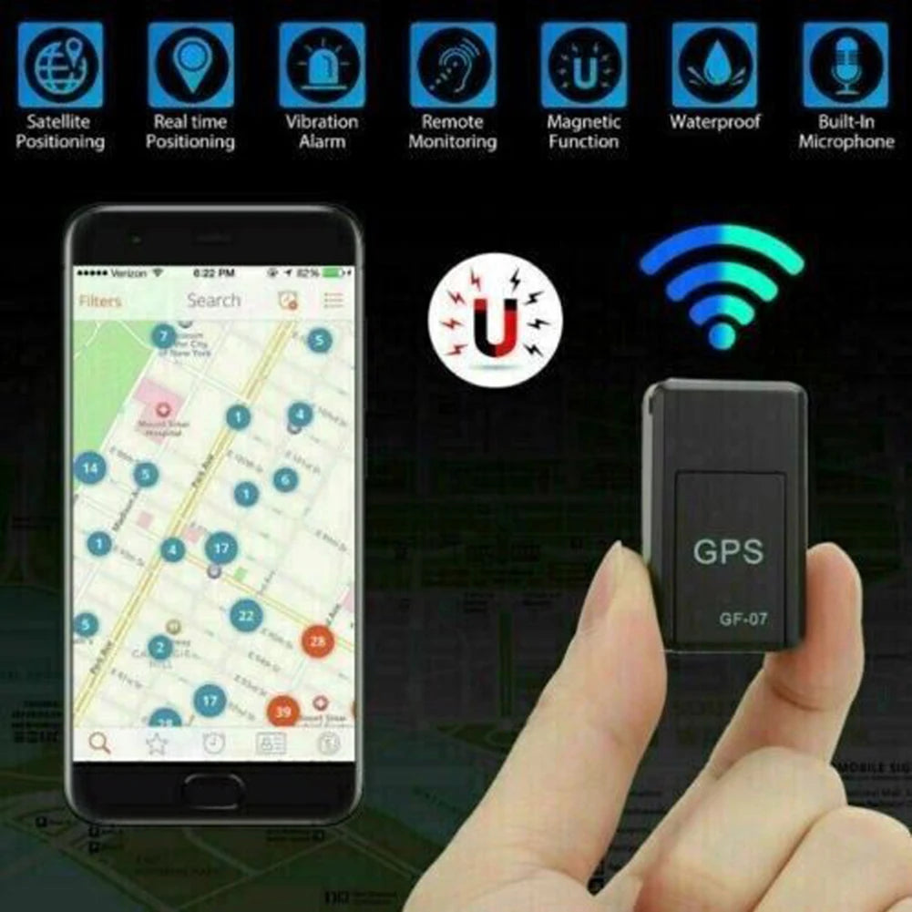 GF-07 GPS Tracker Car Bike Bicycle Tracking Positioner Magnetic Vehicle Trackers Pets Children Real Time Anti-lost Locator