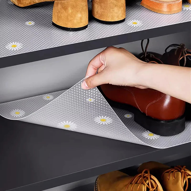 Reusable Shelf Liners Dustproof Pads EVA Cabinet Mat Dustproof and Non-slip Drawer Mat Waterproof Moisture-proof Drawer Mats