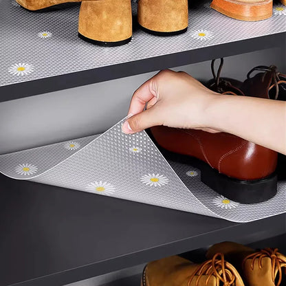 Reusable Shelf Liners Dustproof Pads EVA Cabinet Mat Dustproof and Non-slip Drawer Mat Waterproof Moisture-proof Drawer Mats