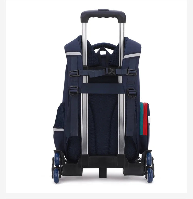 Rolling Backpacks for Primary School Children Trolley School Student Backpack Wheeled Bag Back To School Backpacks with Wheels