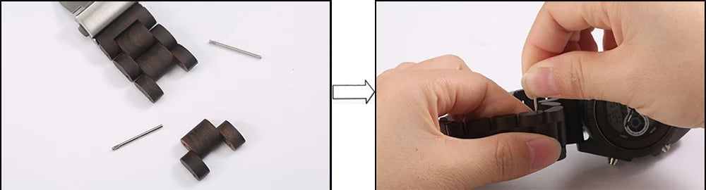 Men's Wooden Wrist Watches for Men Chronograph Fashion Wristwatches Business Blue Wood Mens Watches Clock reloj madera hombre