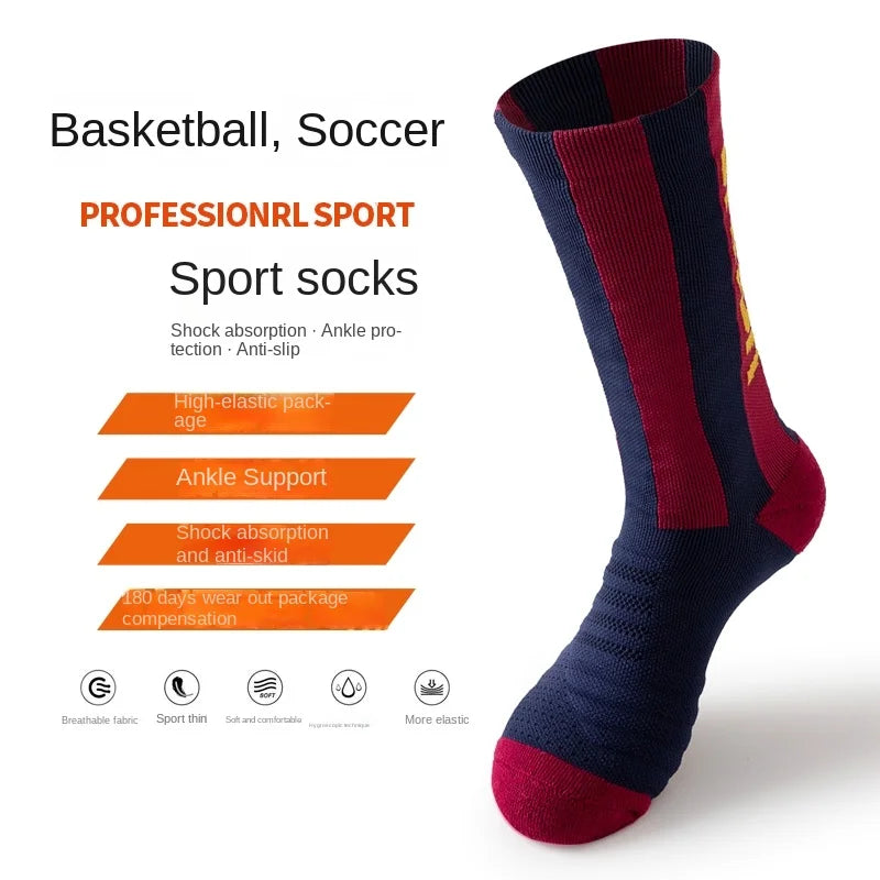 High quality Wholesale Custom Socks Performance logo Socks Football grip Basketball Sport Socks man