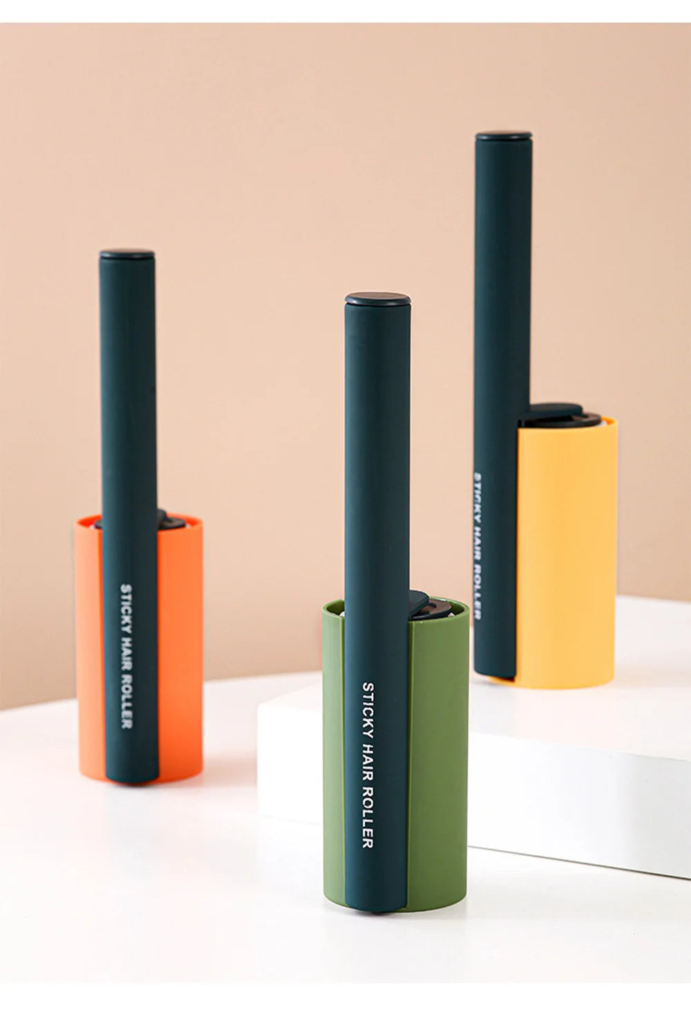 Multifunctional Reusable Lint Remover Roller Pet Clothing Carpet Sofa Fur Remover Sticky Gel Hair Dust Bed Removal Tool