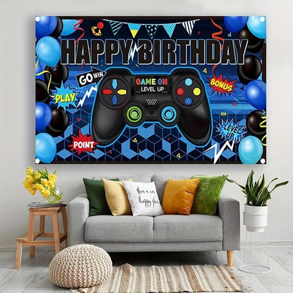 Video Game Background Party Game Themed Party props Video game Party Wall decoration supplies Party decoration supplies