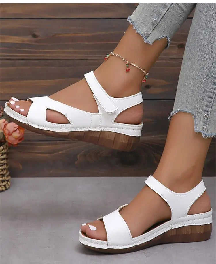 Women's Sandals Casual Summer Shoes Woman 2025 Summer Sandals Low Heels Sandalias De Mujer Comfortable Wedges Footwear Women