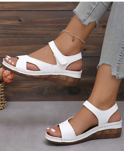 Women's Sandals Casual Summer Shoes Woman 2025 Summer Sandals Low Heels Sandalias De Mujer Comfortable Wedges Footwear Women