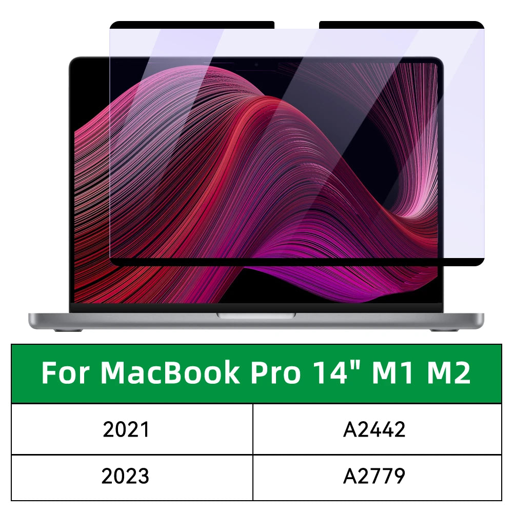Anti-blue light screen protector MacBook Pro Air 13-inch (2016~2022) M1/M2 magnetic screen protector filter reduce eye fatigue