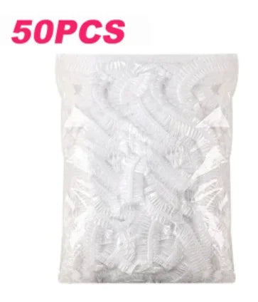 100pcs Disposable Fresh-keeping Cover, Plastic Food Storage Covers, Reusable Bowl Covers Stretch Lids, Elastic Cover Bag