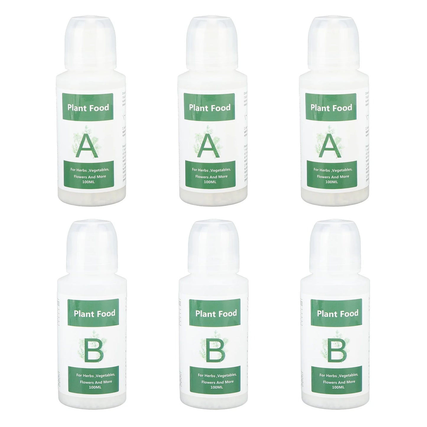 Plant Growing Nutrient 3 Set Hydroponic Plant Food Plant Growing Hydroponic Nutrients Indoor Plant Food for Vegetables Fruit