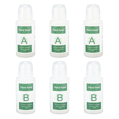 Plant Growing Nutrient 3 Set Hydroponic Plant Food Plant Growing Hydroponic Nutrients Indoor Plant Food for Vegetables Fruit