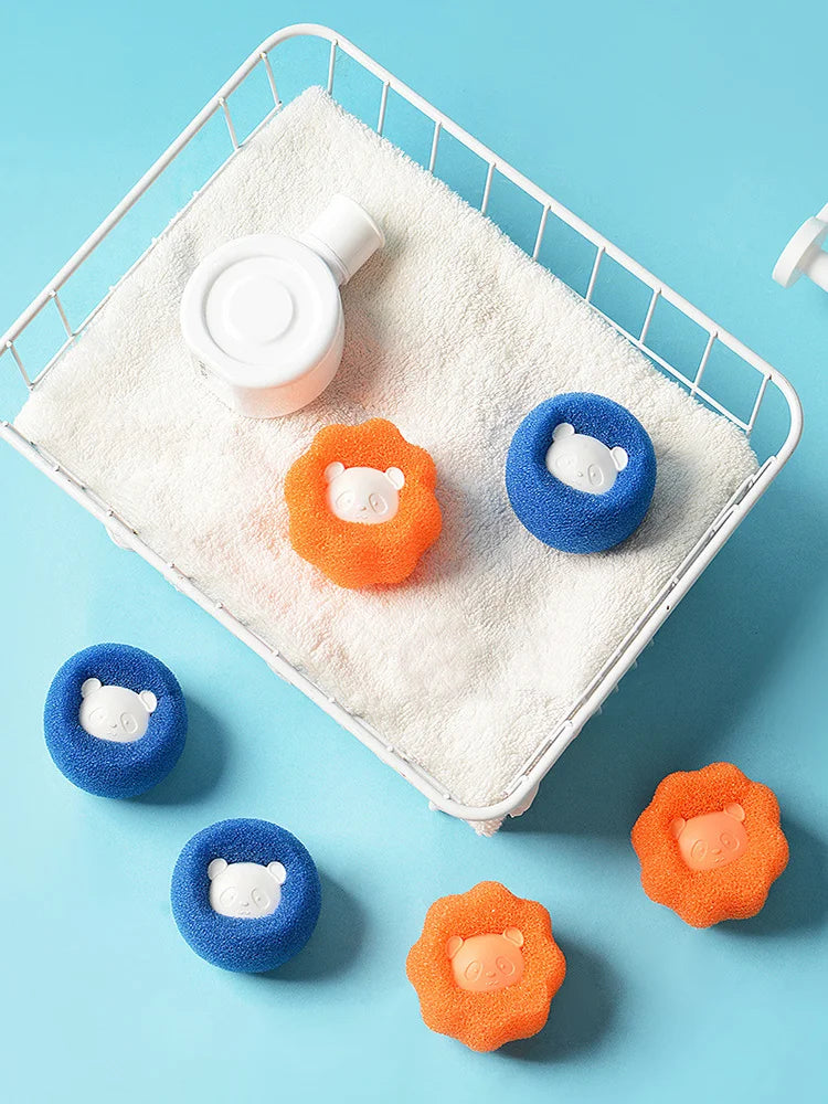 Pet Hair Remover Reusable Ball Laundry Washing Machine Filter Wool Sticker Cat Hair Remover Pet Fur Lint Catcher Home